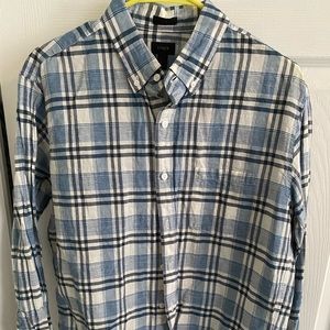 JCrew button-up long sleeve tee